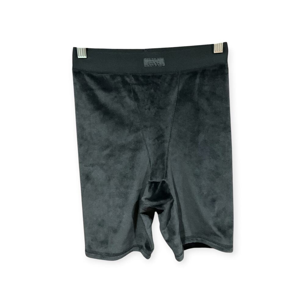 Skims Velour Shorts Women Small Black